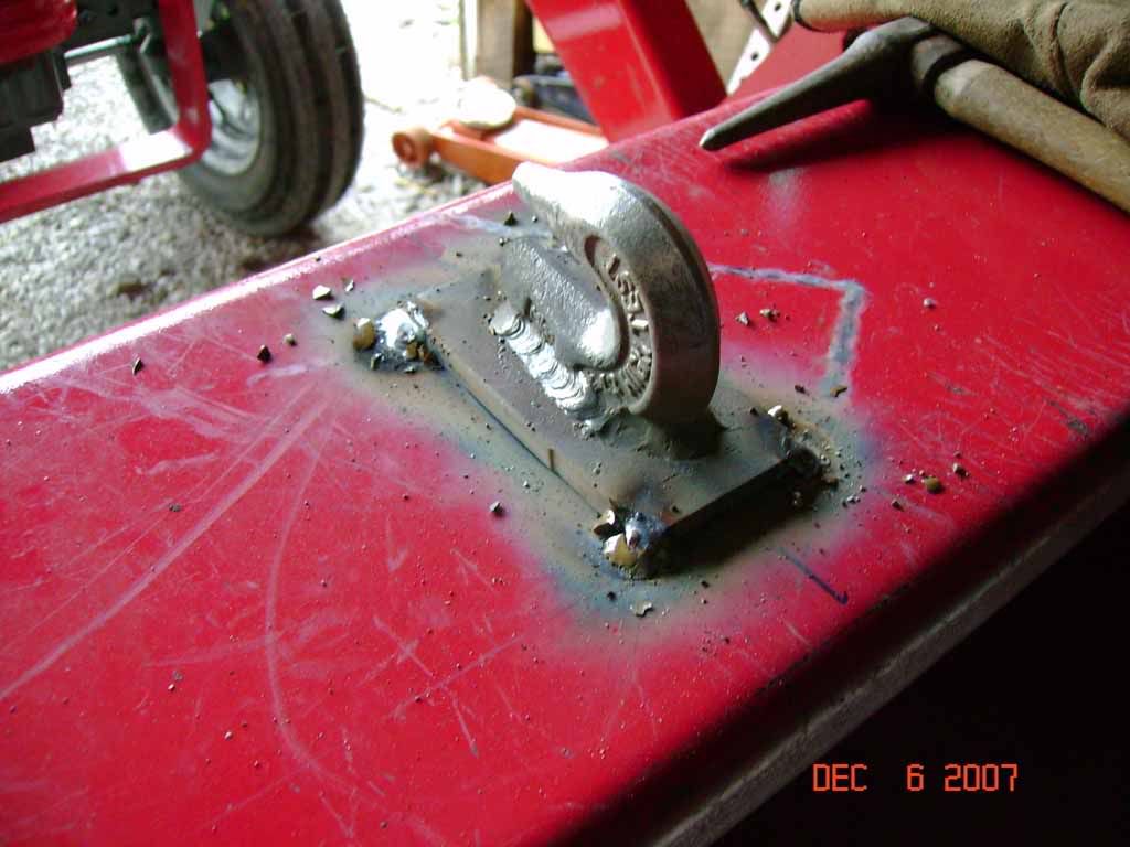 Welding Bucket Hooks!